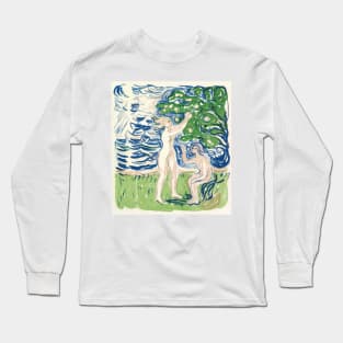 Girls Picking Apples (1915) Long Sleeve T-Shirt